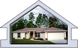 Click for larger image.  The Kathleen II - 3 bedroom, 2 bath, 2 car garage